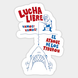 El ataque de los tiburón Sticker